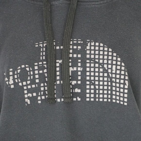 THE NORTH FACE Mens XXL BLACK PULLOVER HOODIE 3M REFLECTIVE PRINT LOGO GRAPHIC - Picture 5 of 12